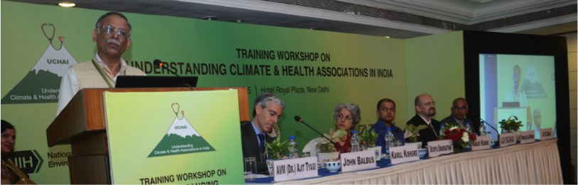 National Training Workshop on Understanding Climate and Health Associations in India